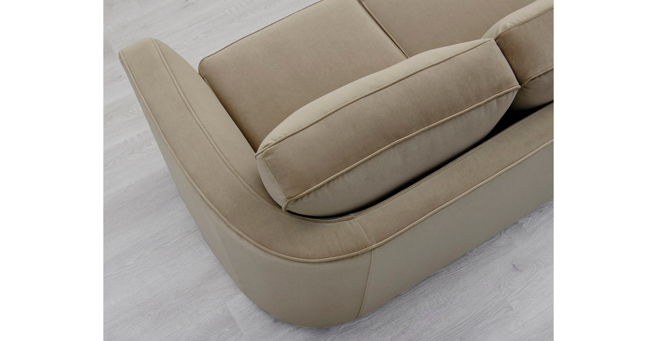 Albert Fabric Sectional, Sand